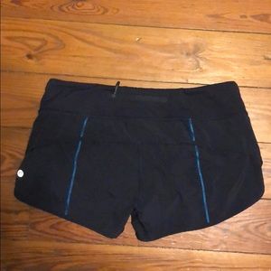 Lulu lemon speed shorts size 6